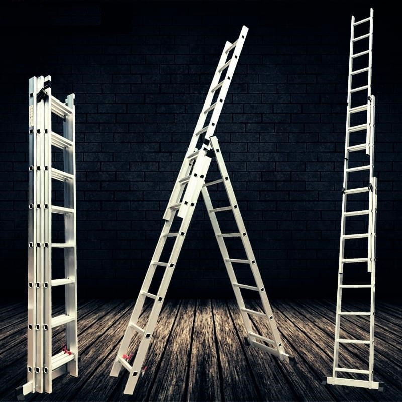 Sampmax-Construction-Aluminum-Ladder-options