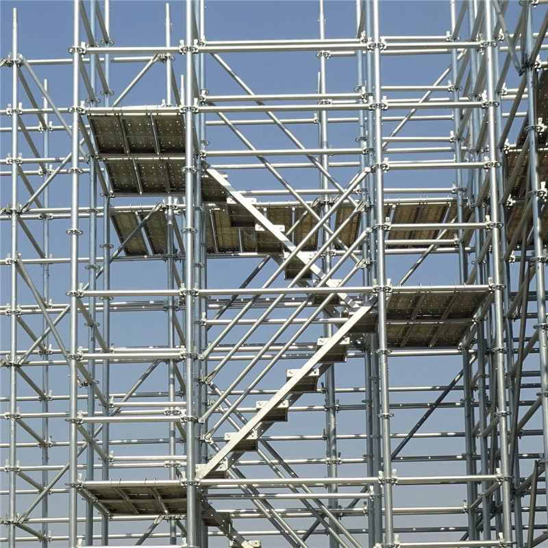 亜鉛メッキ鋼製足場リングロック足場用階段