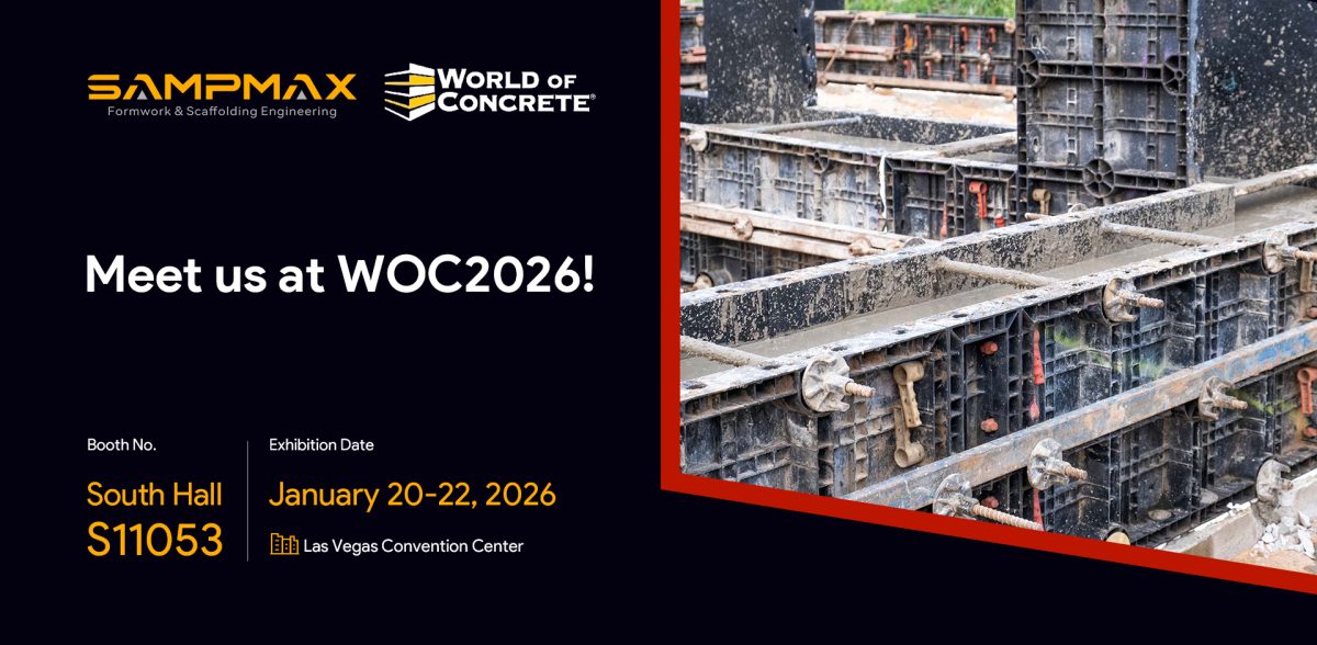 Sampmax will exhibiting at World of Concrete 2026! 